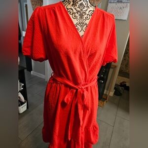 Nadri Red Midi Dress